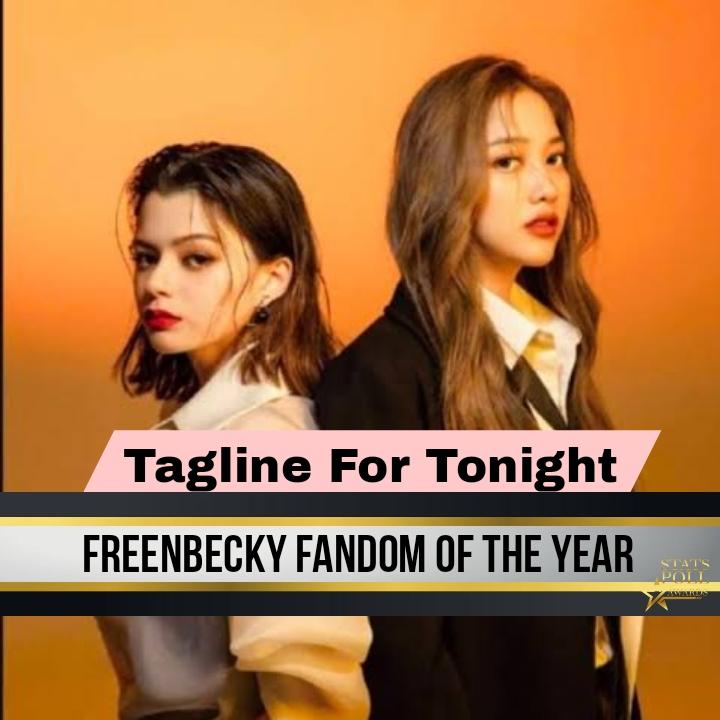Let's Trend this for tonight our Tagline Pollers.

FREENBECKY FANDOM OF THE YEAR 

Reply with Tagline 

#StatsPollAwards
#FandomOfTheYearFreenBecky
#FandomOfTheYear