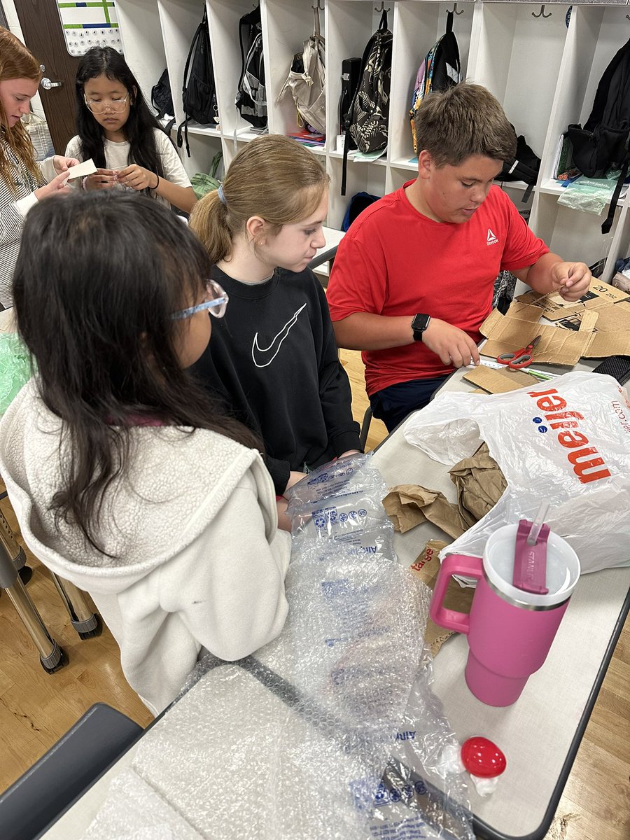 One of my favorite assignments—egg drop engineering