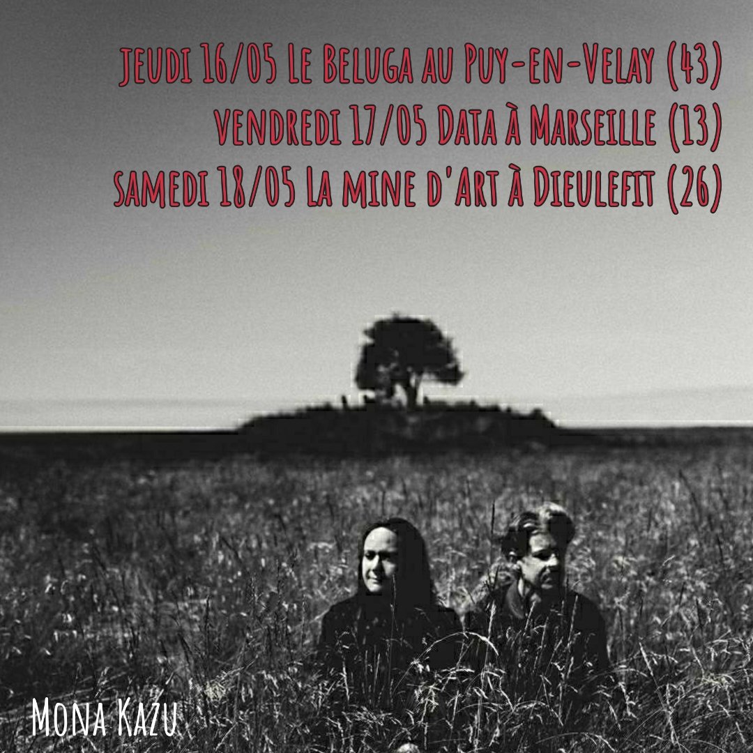 🌼☀️🎶 Direction le sud pour 3 dates avec Mona Kazu : 👉 Jeudi 16 mai à 20h30 au Beluga au Puy-en-Velay (43) 👉 Vendredi 17 mai à 20h30 avec Ejira Woon à DATA à Marseille (13) 👉 Samedi 18 mai à 20h30 à la mine d'Art à Dieulefit (26) 📷 Photo © Jérôme Sevrette @FallsAvalancheR