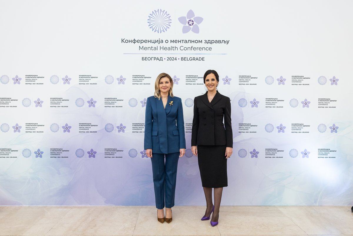At the invitation of the First Lady of 🇷🇸, I have participated in the opening of the Mental Health Conference in Belgrade. It deepens the topics that our community of first ladies and gentlemen raised at #flgsummit2023. These are global challenges that we must address together.