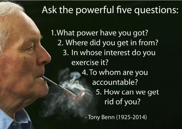 The Soviet People were fed the illusion that the system worked on Marxist/Leninist principles

UK People are fed the illusion of a freedom via a Capitalist Parliamentary Democracy.

Tony Benn outlines the fundamental principles of any Democracy

Vote TUSC @TUSCoalition