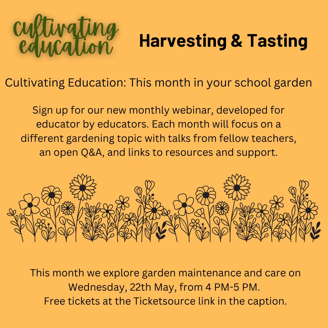 Sign up for our free monthly webinar on harvesting and tasting here: ticketsource.co.uk/whats-on/onlin…
