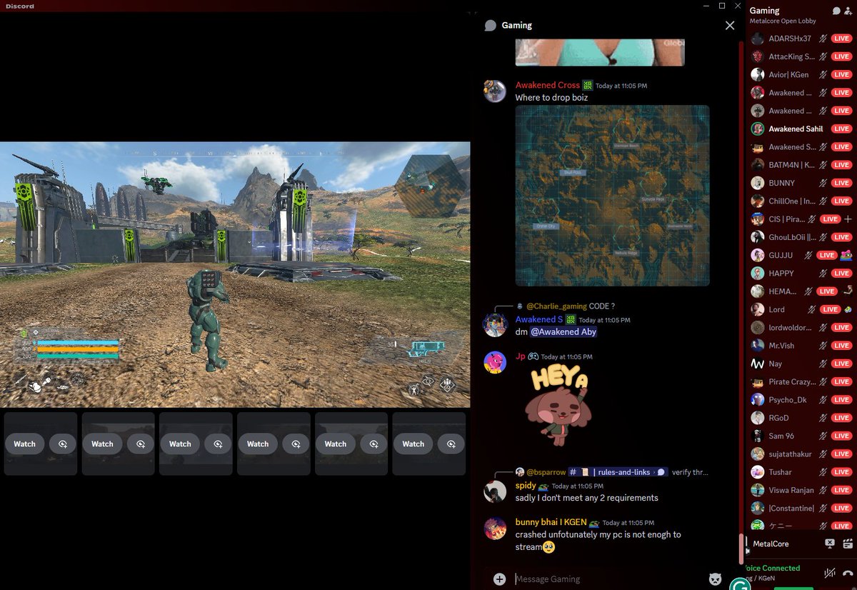 cism634's tweet image. Playing this AAA Web3 Game!  @playmetalcore  w/the  best community! @KGeN_Community 
#OPENLOBBY