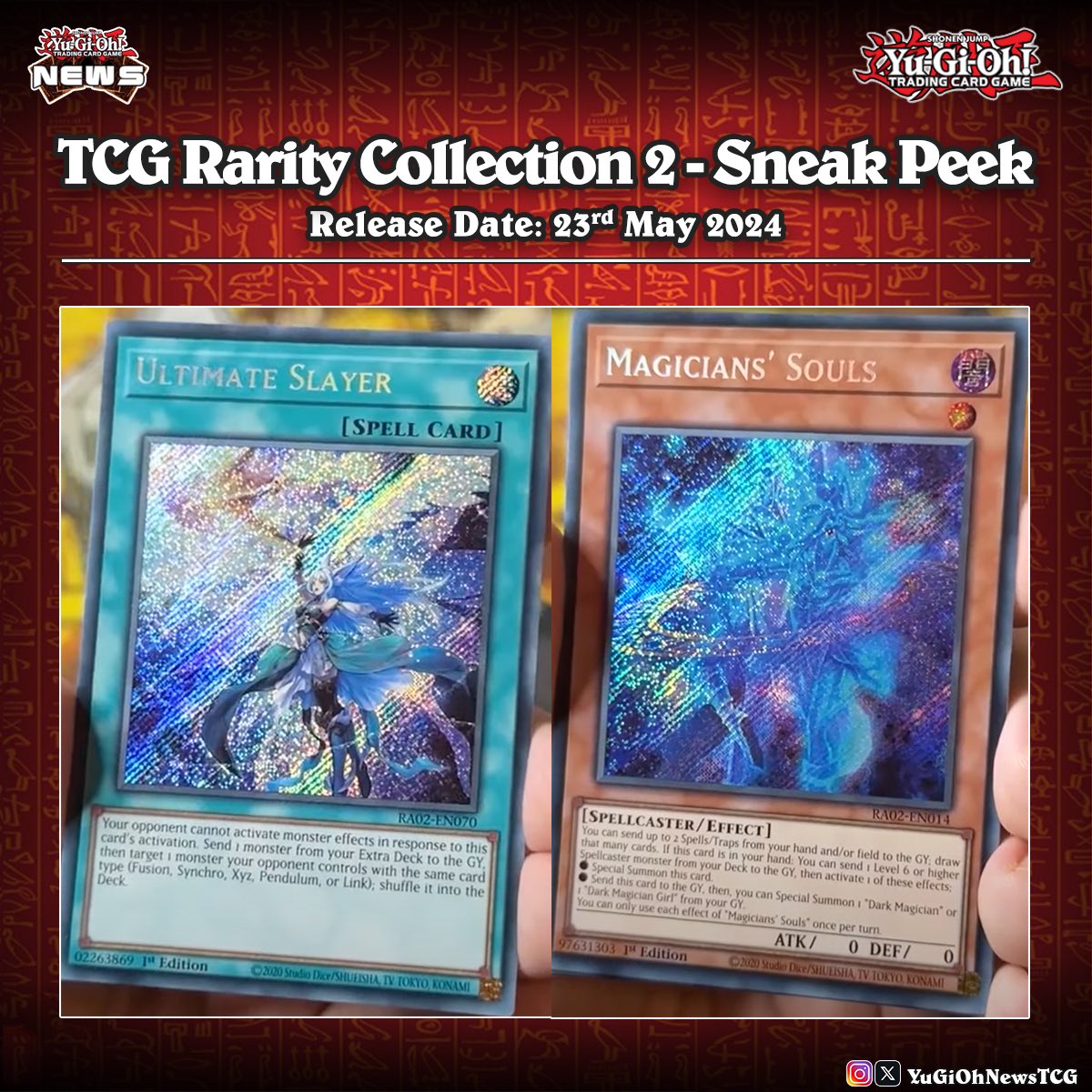 YuGiOhNewsTCG's tweet photo. ❰25𝘁𝗵 𝗔𝗻𝗻𝗶𝘃𝗲𝗿𝘀𝗮𝗿𝘆 𝗥𝗮𝗿𝗶𝘁𝘆 𝗖𝗼𝗹𝗹𝗲𝗰𝘁𝗶𝗼𝗻 2❱
Today we have a sneak peek of Rarity Collection 2❗️

Source: HeroVoltsy
#遊戯王 #YuGiOh #유희왕 https://t.co/VuPn025gnP