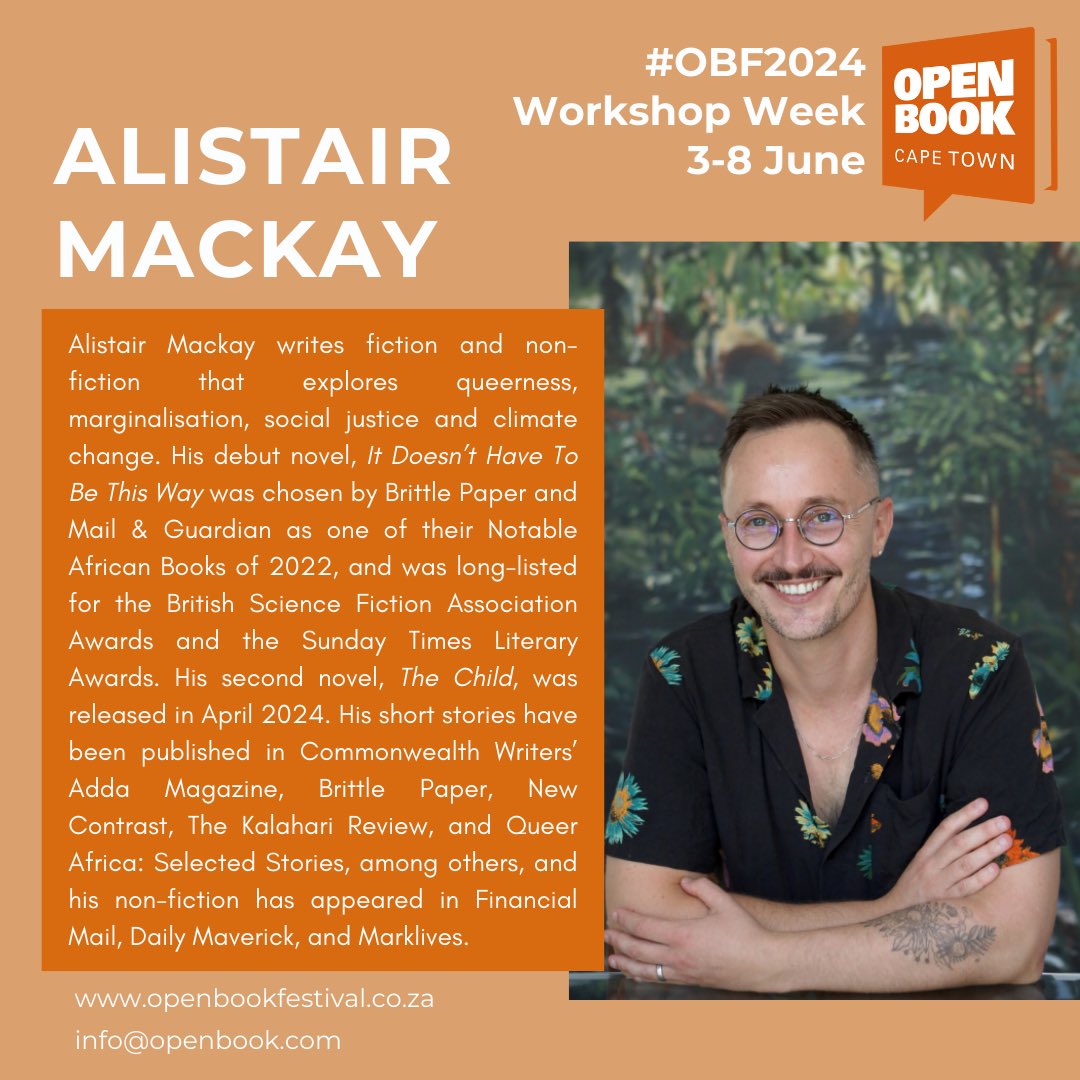 OpenBookFest's tweet photo. Get the most out of the books you love and find your reading community by joining renowned author and literary enthusiast Alistair Mackay for a workshop focused on the Art of Reading! Limited seats available! Book your tickets via Webtickets or through our website.
#WorkshopWeek https://t.co/71nEnQdM7p