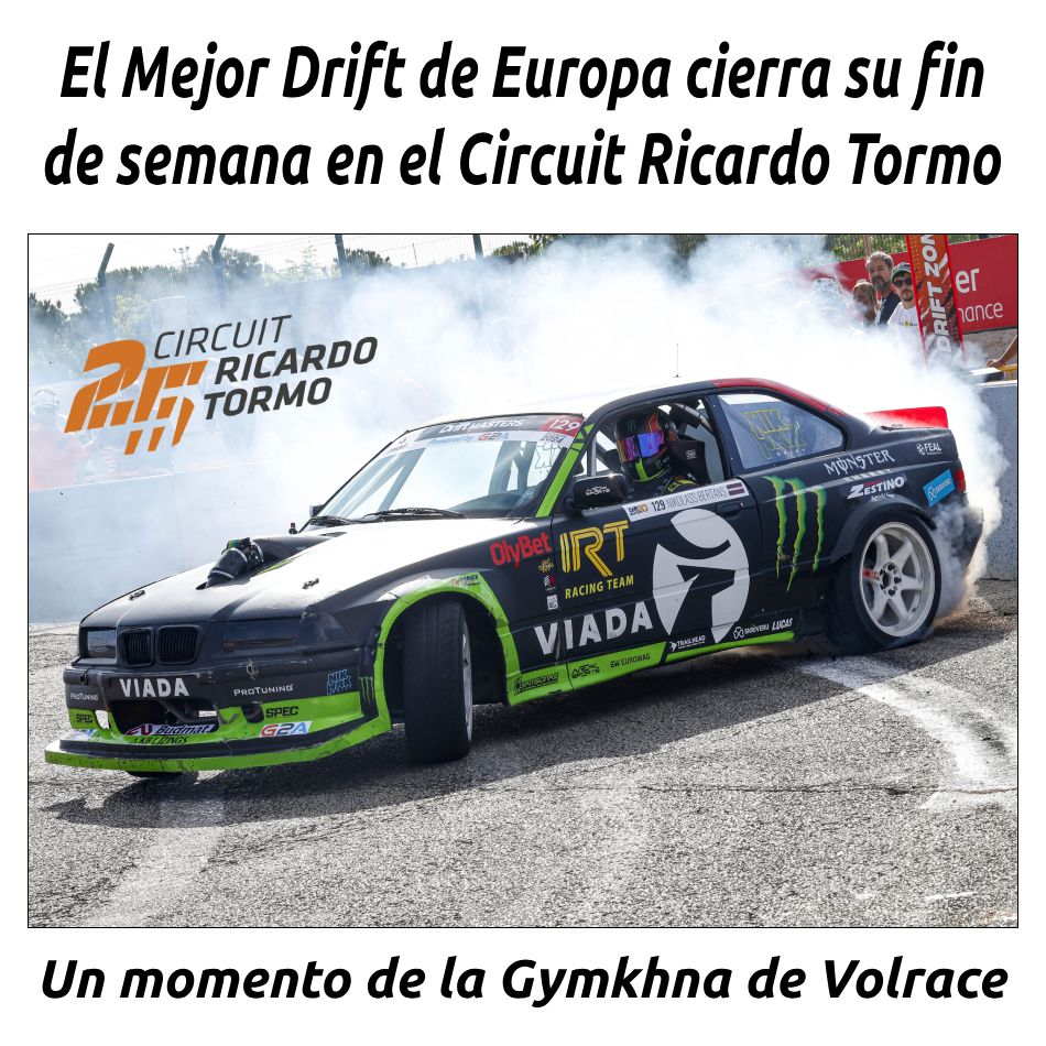 EL MEJOR DRIFT DE EUROPA CIERRA SU FIN DE SEMANA EN EL CIRCUIT RICARDO TORMO

hosteleriaenvalencia.com/noticias.asp?i…

@CircuitValencia #DriftMasters #DriftEurope #CircuitRicardoTormo #Volrace #Gymkhana #Drifting #Aceleracion #FIAmotorsportgames #Motorsports #Europe #BMWM2 #HosteleriaEnValencia