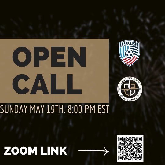 CoachesBlack's tweet photo. 📞 BSC Open Call

Join us on Sunday, May 19th for our national call

⏰ 8:00 PM (ET)
💻 Zoom

🔗 Link is on the QR code! https://t.co/GJITdPpQZB