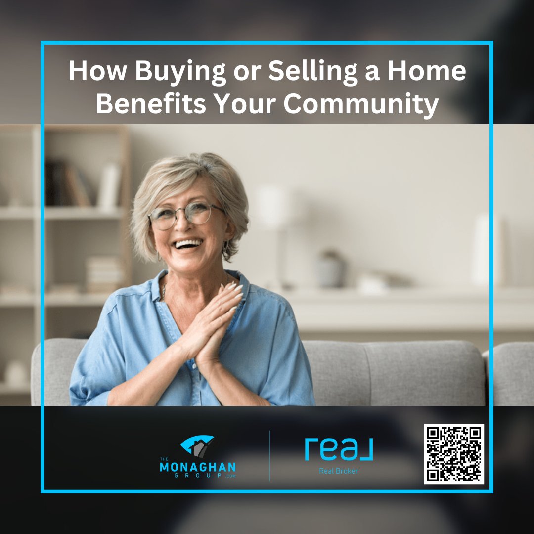 🏡 Buying or selling a home? It's not just about you—it boosts the local economy too! Let's chat and make a positive impact together! 💼 READ FULL ARTICLE: bit.ly/HomeTransactio… #TheMonaghanGroup #arizonahomes #arizonarealestate #RealBroker #RealEstate #CommunityImpact