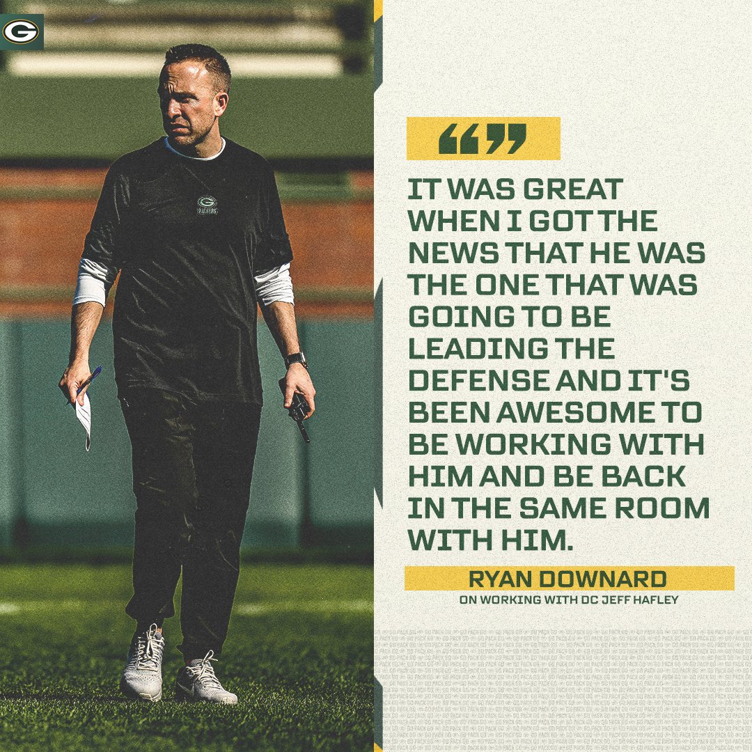 packers's tweet image. Creativity &amp;amp; connections have defined DC Jeff Hafley&apos;s coaching style.

📰: pckrs.com/x4d0qnfc

#GoPackGo