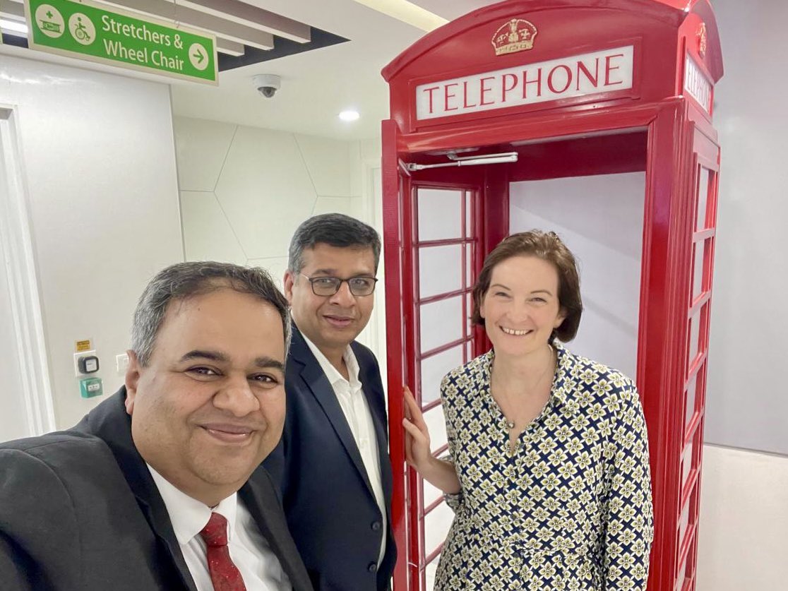 Excellent visit to <a href="/bt_uk/">BT</a> #Bengaluru office with <a href="/chandruiyer/">Chandru Iyer</a> today. 

Jay Doshi, global CIO for <a href="/bt_uk/">BT</a> &amp; team gave a fascinating insight into R&amp;D they’re leading that will shape the future of telecoms in 🇬🇧 and beyond.