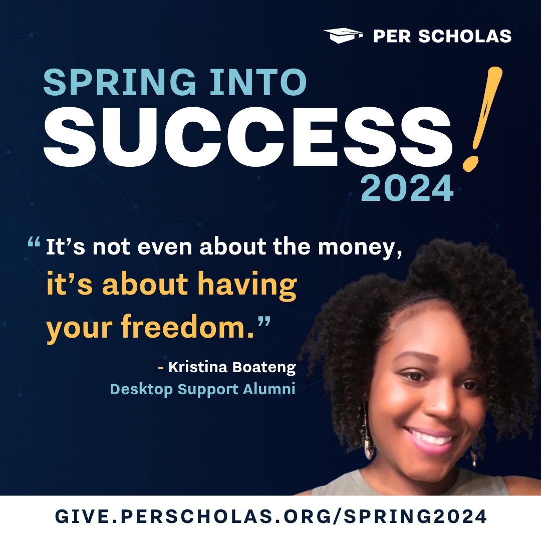 PerScholas's tweet photo. Celebrating 25,000 lives transformed since 1995! Join us in launching the next 25,000 careers, during our Spring Into Success campaign!
📣 Your support can change lives. Donate today! https://t.co/ExDSOGewi0
#UnlockingPotential #ChangingTheFaceOfTech #SpringIntoSuccess https://t.co/zJg0jjpNhi