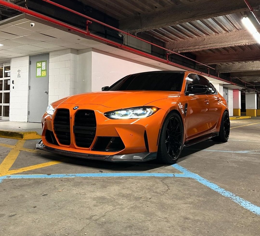 ExoticBMW's tweet photo. BMW M3 Competition Spec'd in Fire Orange 🔥 https://t.co/HF6S9qocD4