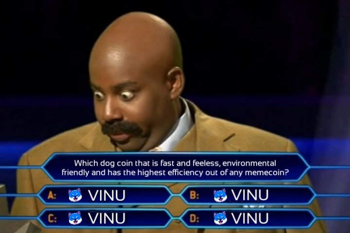 No matter which option you choose, the answer is always the same $VINU.

#memecoins #crypto #feeless