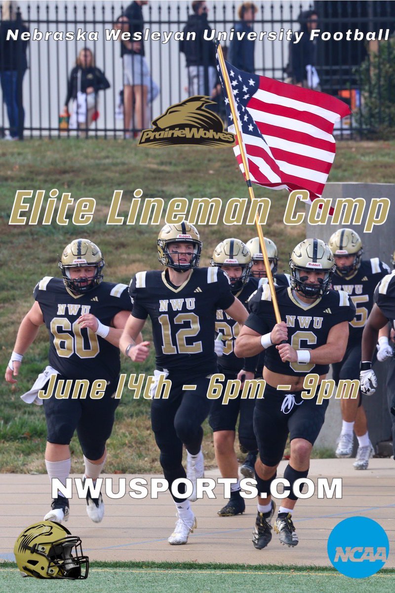About a month away! There is still time to sign up for our Top Gun Skills Camp & our Elite Lineman Camp that we are hosting on our campus this summer!! June 14th. Be sure to register & get hands on coaching from our staff! NWUSports.Com Who are we going to see!? 🐺