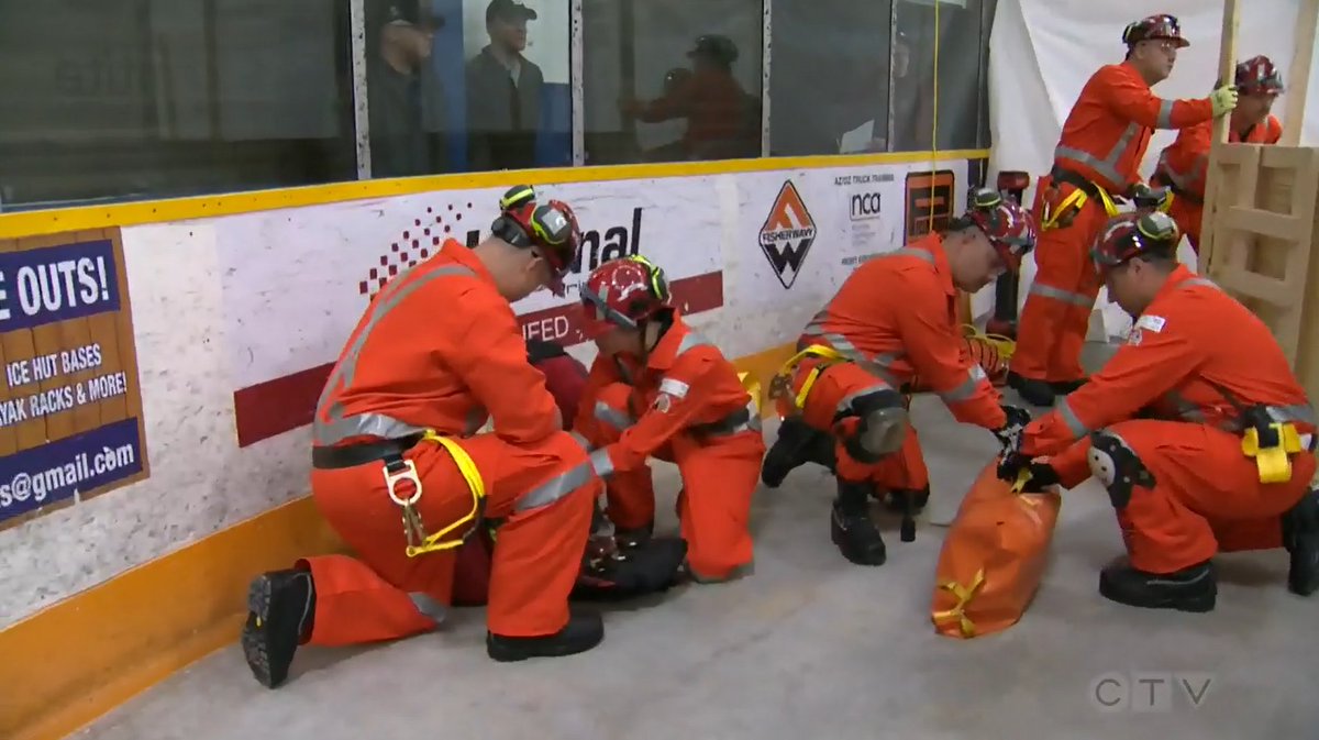 IN the news: 'Provincial mining competition takes over a Greater Sudbury arena' -- CTV News: bit.ly/3wzmocU #Mining #MiningSafety #MineRescue #WorkplaceSafety #HealthAndSafety