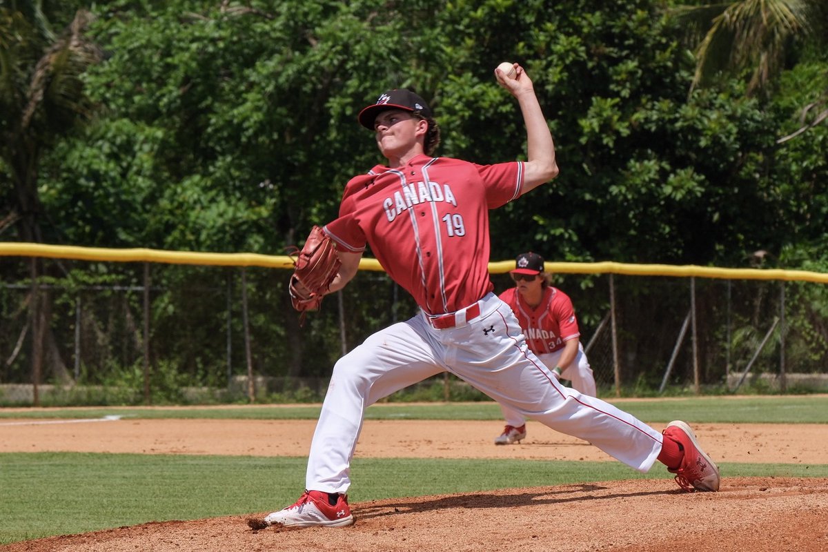 @SeanDBaseball08 @dantesmith32 @simon_baker_776 @CarterCatherss Three strong innings from Junior National Team starter @SeanDBaseball08 3.0IP 0R 1H 4K 1BB 🔥 ⬇️5️⃣ JNT 5-0 Astros DSL #BaseballCanada | #JNTDR