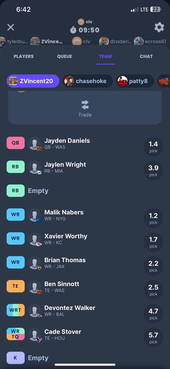 Zachv20's tweet photo. @DynastyNerds https://t.co/phUrCOWYq9