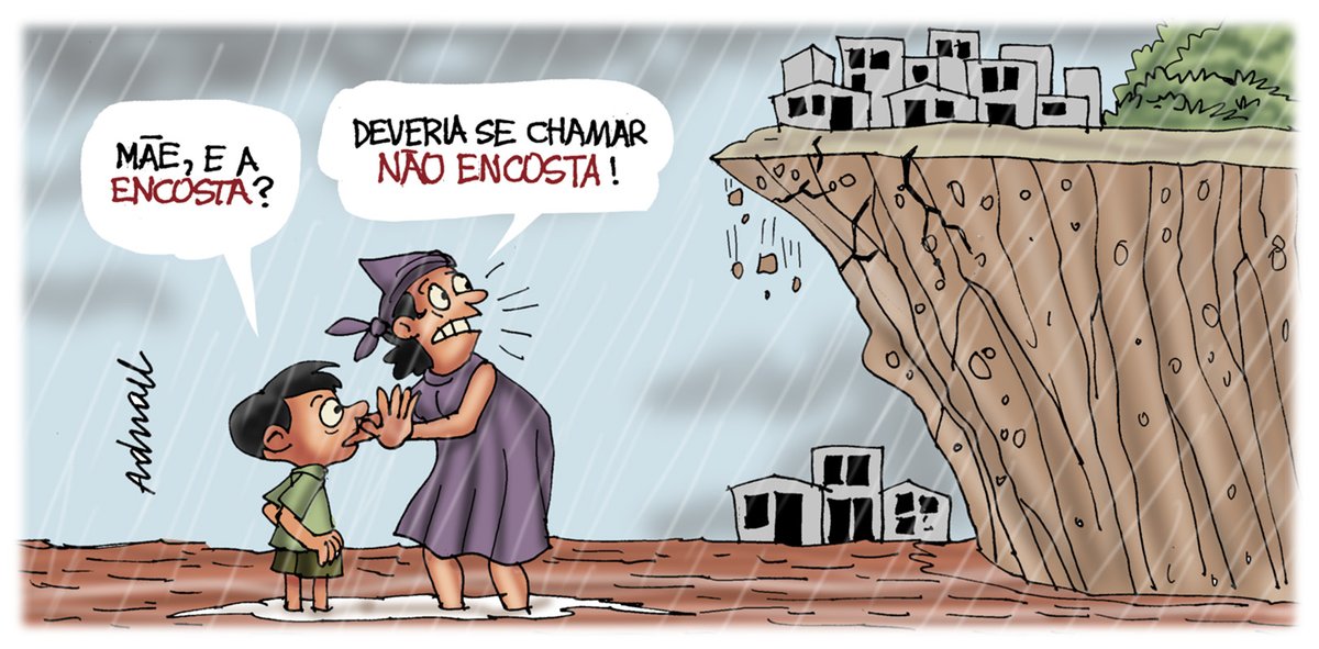 Quem puder, me segue, curte, compartilha. #adnaelcaricaturas #adnael #cartunista #cartoon #cartum #chargeadnael #charges #tragedias #chuvas #mudancasclimaticas