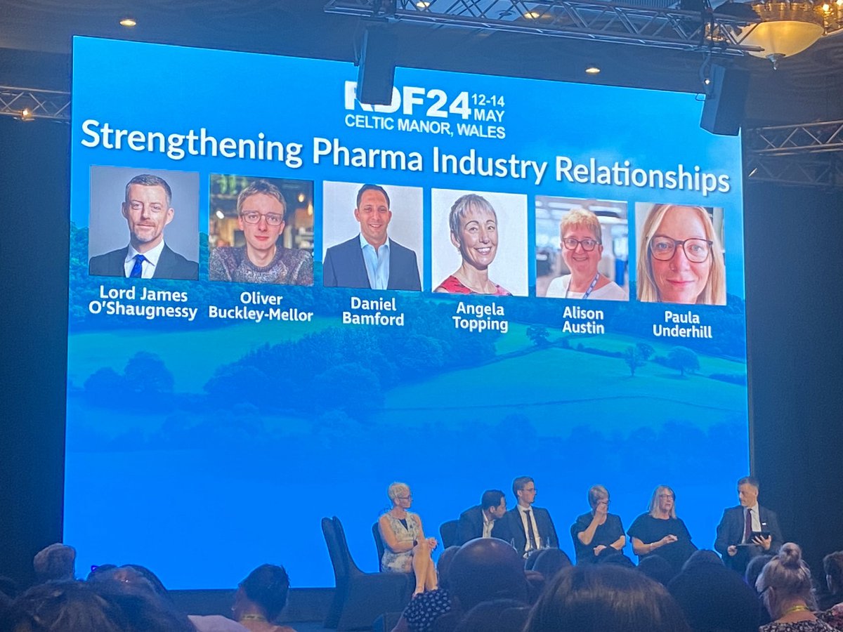 Really interesting panel discussion chaired by Lord O’Shaughnessy, lots of food for thought!  #RDF24