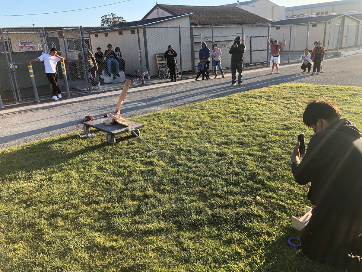 CSWSalinas's tweet photo. Our rocket boy, now a freshman at Alisal High, dominated our final Family Science Night. With 6 rockets sent off by his new home-built launching system and launch pad plus his whole family counting down, it was a glory to behold.  
#Toolsinyourhands
#SUHSDleads
#suhsdstrong https://t.co/6WoBcQ7QCu