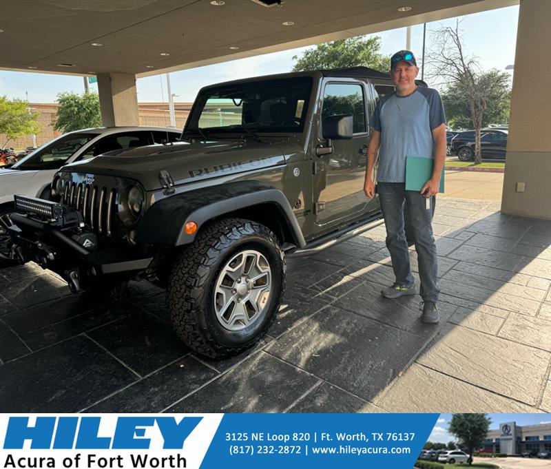 Congratulations Tom on your #Jeep #Wrangler from Gavin Samples at Hiley Acura! #NewCar