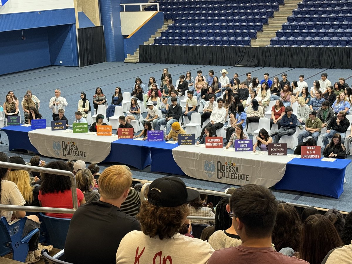 It’s Senior Signing Day ⁦<a href="/EctorCountyISD/">Ector County ISD</a>⁩! Oh, the places you’ll go! #Classof2024