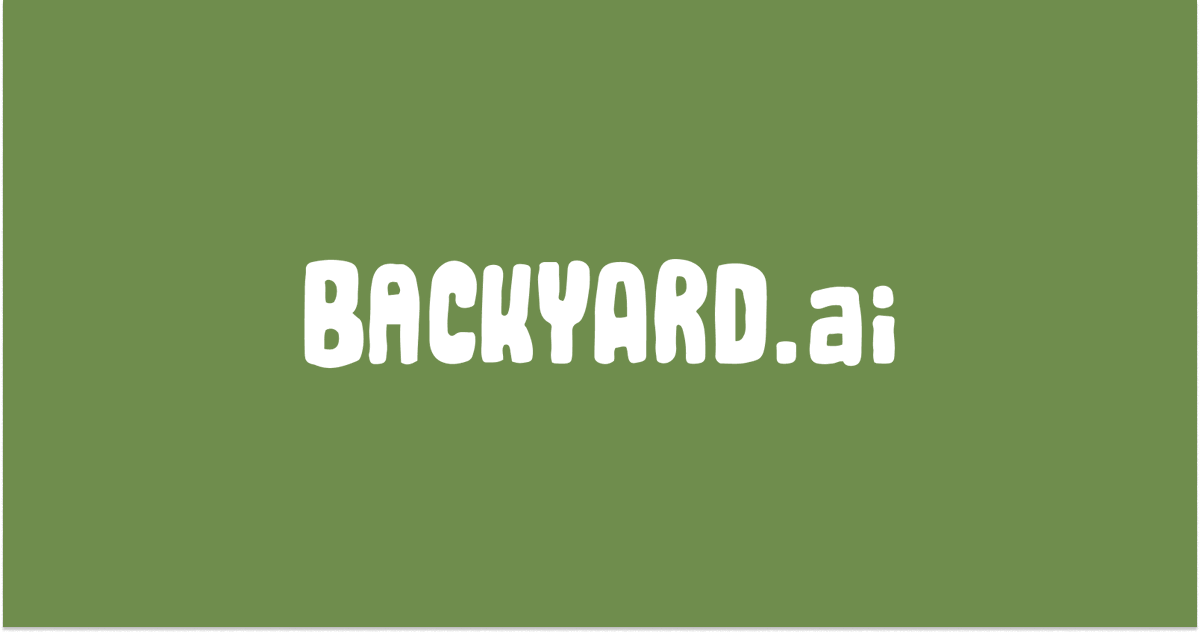 BackyardAI tweet picture
