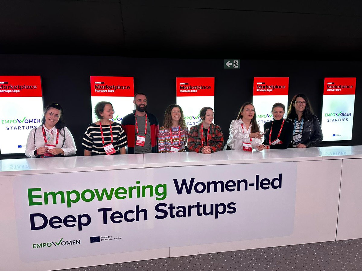 Today #PodimConference has started in Maribor, Slovenia. If you're around come and greet EmpoWomen's Eleven - women-led startups of the 1st cohort of the #EmpoWomen Program!

#WomenInTech #DeepTech #Startups #WomeninBusiness #Investment #HorizonEurope