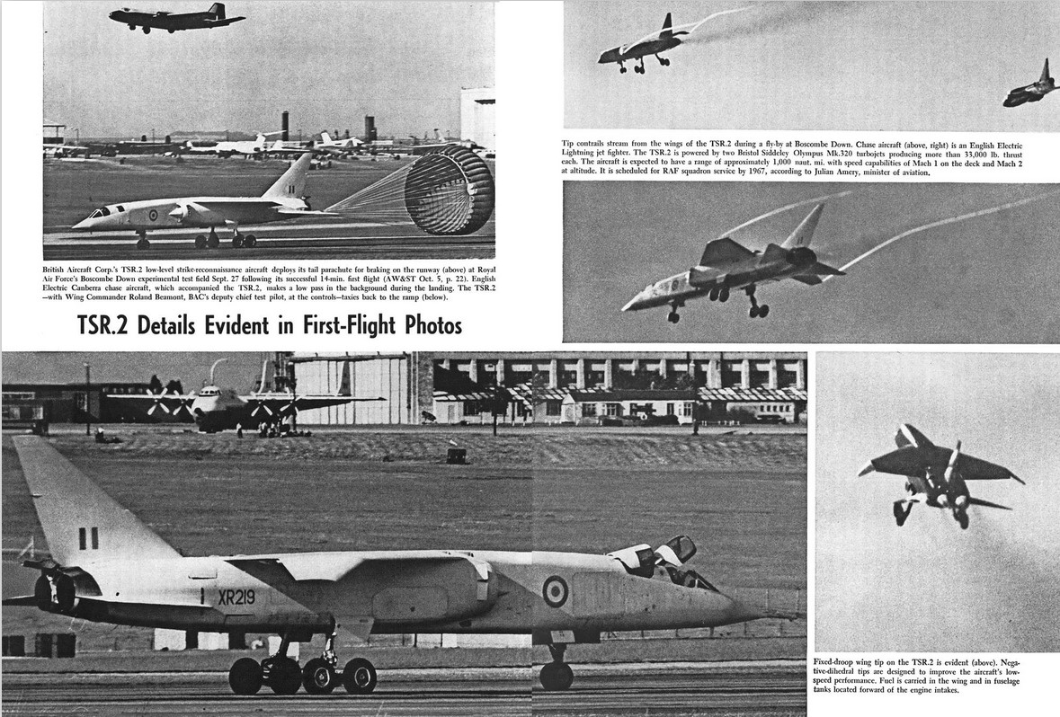 Rotorfocus's tweet photo. Went looking in the @AviationWeek archive for any coverage of the UK's planned F-111K purchase, and ended up finding how we covered the first flights of the TSR.2 60 years ago this September. #rabbithole #whatamachine https://t.co/ito891UXWx