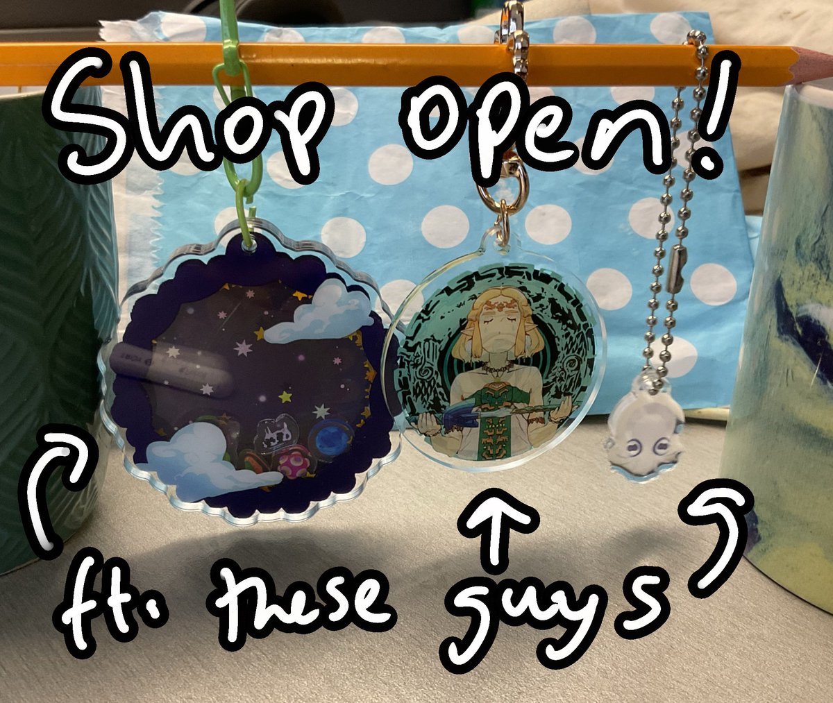 poppibuster's tweet photo. ** this will be happening a LOT earlier than i thought! i got a delivery of some of the charms but since I'm not quite satisfied with them (minor personal gripes) i'll be selling them at cost of production! you can grab the rest of the stuff that i had earlier in the year, too.⬇️ https://t.co/MKpOvYHgaQ