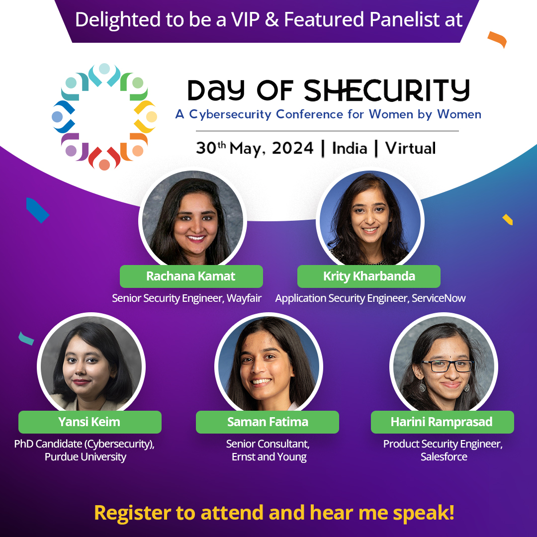 barriers_in's tweet photo. We're thrilled to announce that @barriers_in  Board members are VIP and featured panelists for the "Beyond Borders: Expat Women Pioneering Cybersecurity and Diversity Empowerment" panel.

📅 𝐃𝐚𝐭𝐞: Thursday, 30th May 2024
🕒 𝐓𝐢𝐦𝐞: 10 𝐀𝐌 - 11 𝐀𝐌 𝐈𝐒𝐓 https://t.co/lcpwG76iq9