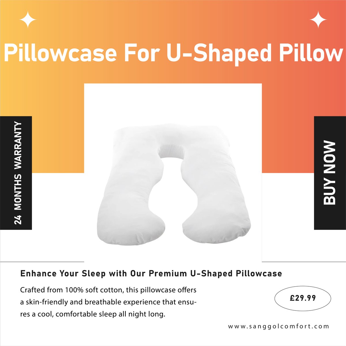 Complete your sleep sanctuary with our ultra-soft pillowcase for U-shaped pillows! 😴✨ Crafted for maximum comfort, it's the perfect finishing touch for your bedtime bliss. 💤
#Pillowcase #UShapedPillow #SleepComfort #BedroomDecor #PillowPerfection