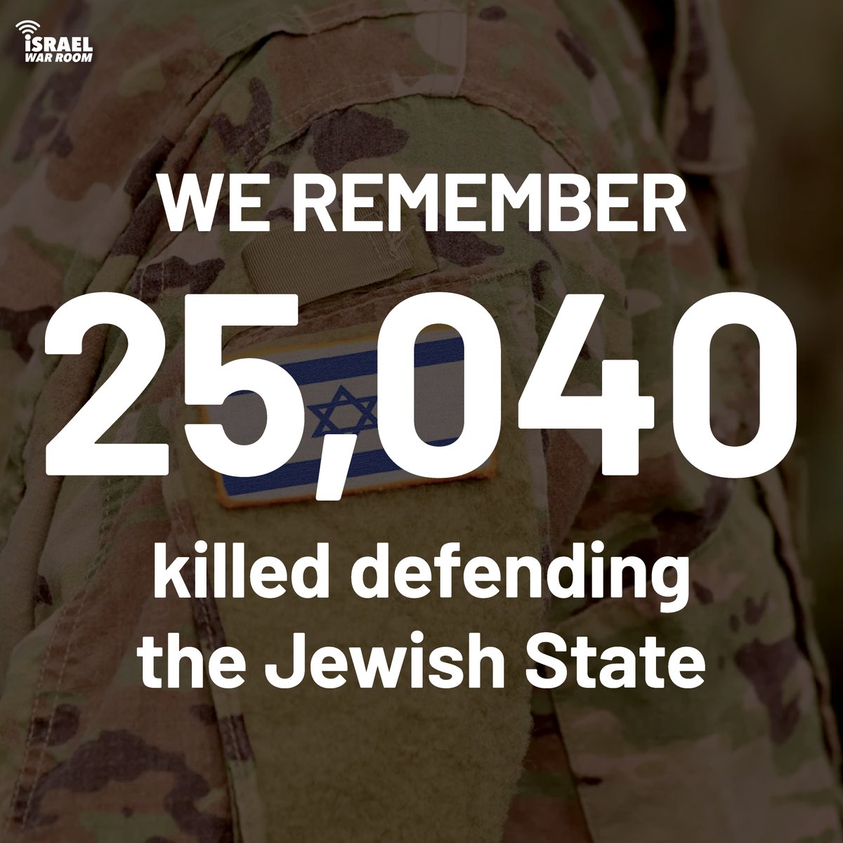 On Yom HaZikaron, we remember the 25,040 soldiers, police officers, and members of Israel's national security forces who died defending the Jewish homeland. 💔 🕯️ 🇮🇱 במותם ציוו לנו את החיים — In their death they commanded us to live.