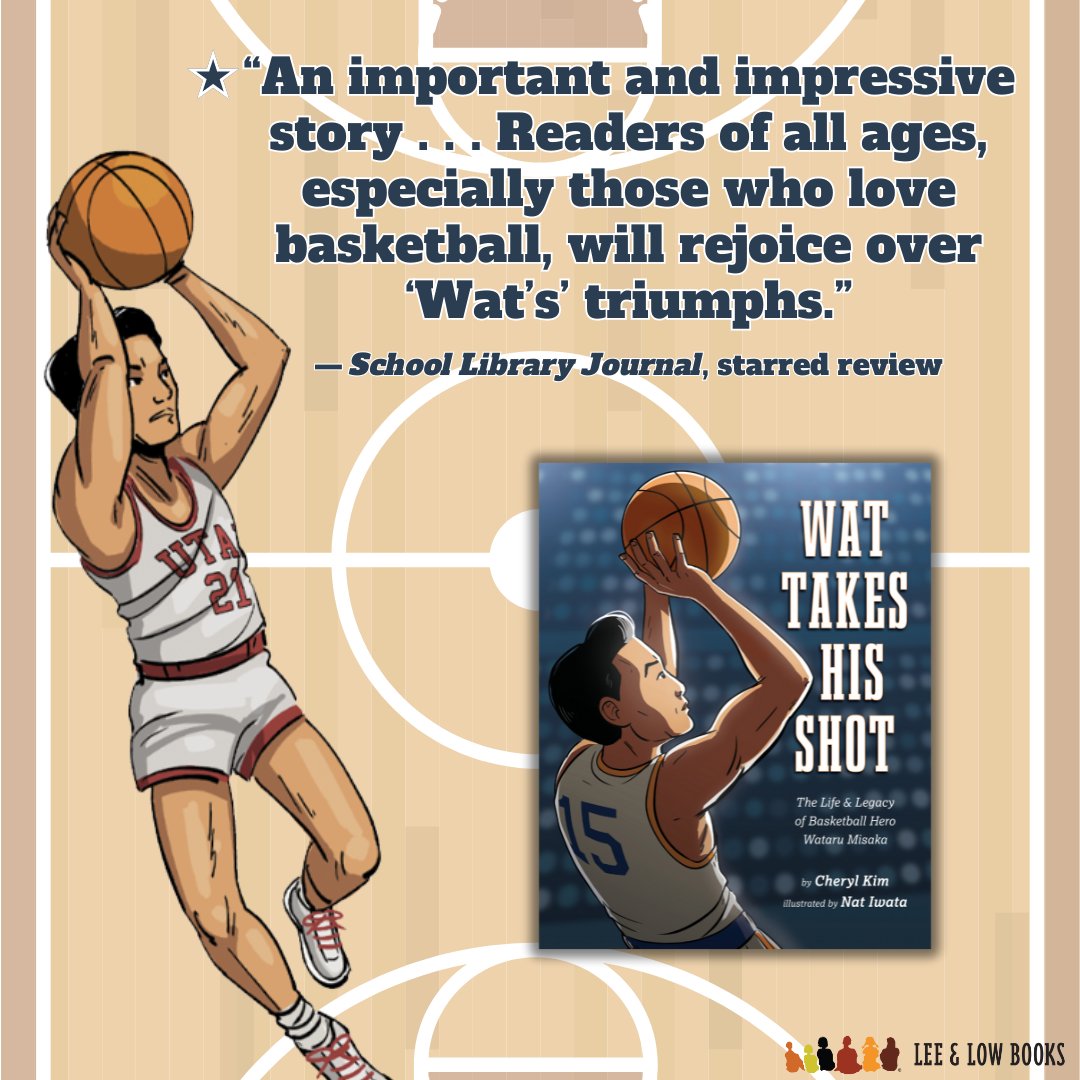 ⭐️Wat Takes His Shot (6/18) received a starred review from School Library Journal! 🏀Wat's story of rising to any challenge and bringing your best to everything you do is a reminder of the power we each have to inspire others.❤️ 📚Learn more & pre-order: bit.ly/3Sk1CGK