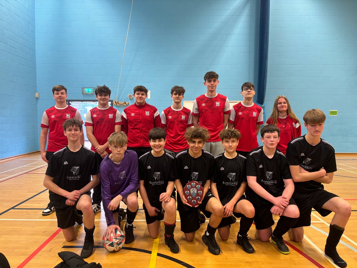 Well done to the year 10 football boys for winning their mini football tournament at Suffolk One!