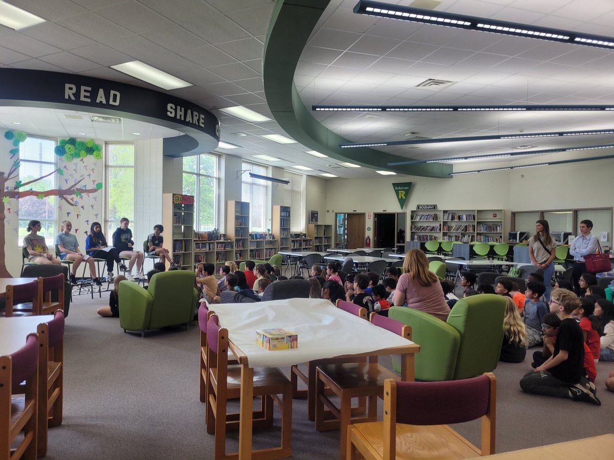 Starting off the new week by welcoming 5th graders from <a href="/GrahamElem204/">Graham Elementary School</a> to <a href="/CroneSchool/">Crone</a> for a tour and Q&amp;A with our 8th grade PAWS Leaders!  Excited to see these future Panthers again in the Fall!!