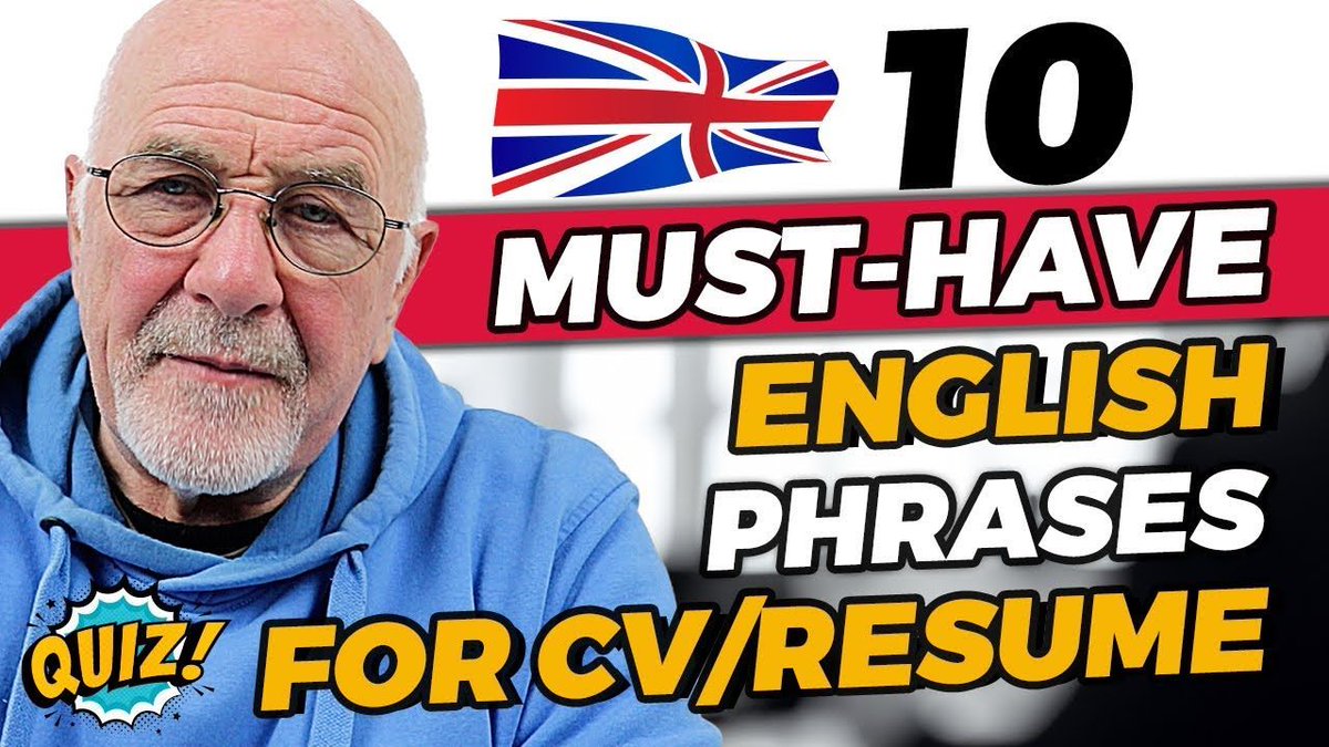 Learn important phrases for CV/Resume in English and impress your future employer. Click the link to watch the full lesson on my YouTube channel ➡️ bit.ly/3UIcwHv #LearnEnglish #ingles #inglesonline #IELTS #vocabulary @englishvskype