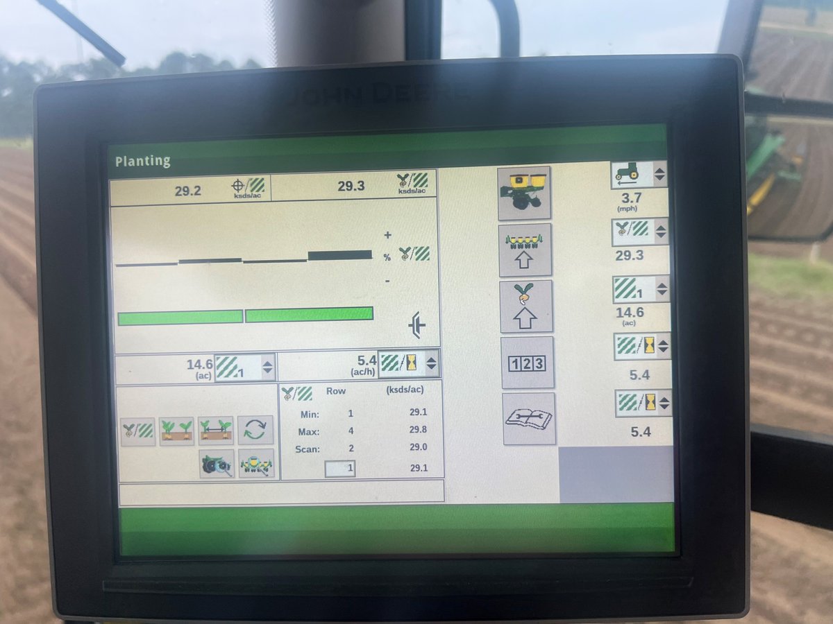 One of the best planter investments growers can make is on seed monitoring capabilities. I am glad we put a seed monitor on our plot/research planter couple years ago and it has paid off way more since then and even saved some research trials!! #plant24 #seedmonitor #agtech