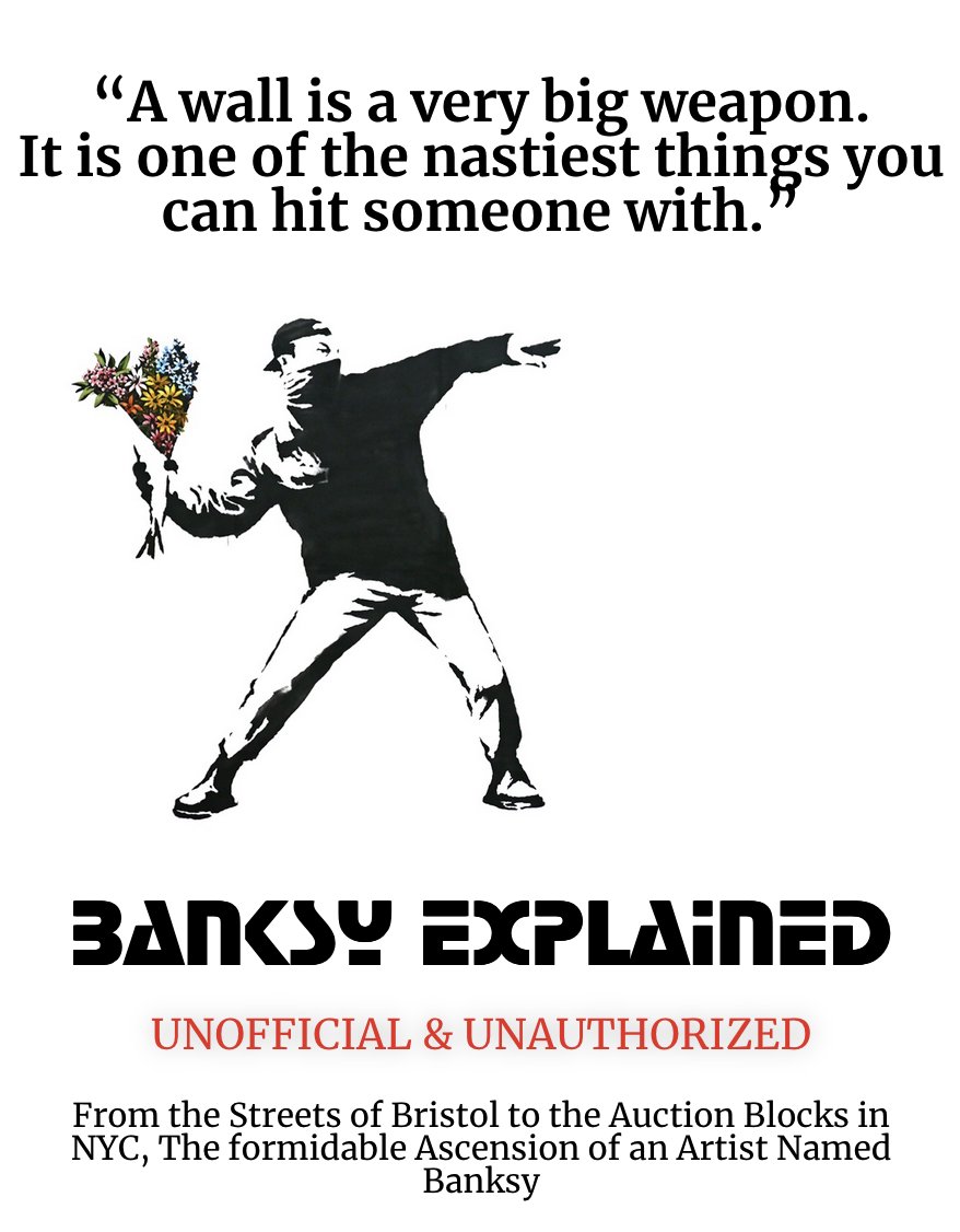 Dos referencias fundamentales que iré citando en mi serie: –El libro ‘Banksy’ de S. Antonelli y G. Marziani (@AkalEditor). –La web banksyexplained.com #Banksy 3⃣