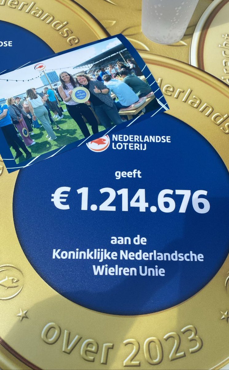 Sport gaat niet vanzelf, zeker niet zonder onze vrijwilligers en zonder onze partners. Dank @NLLoterij voor jullie fantastische bijdrage in 2023 aan de wielersport, aan onze topsporters en natuurlijk ook aan @KNWU. @Arnode_jong @MarcvandenTweel @nocnsf @TeamNLtweets