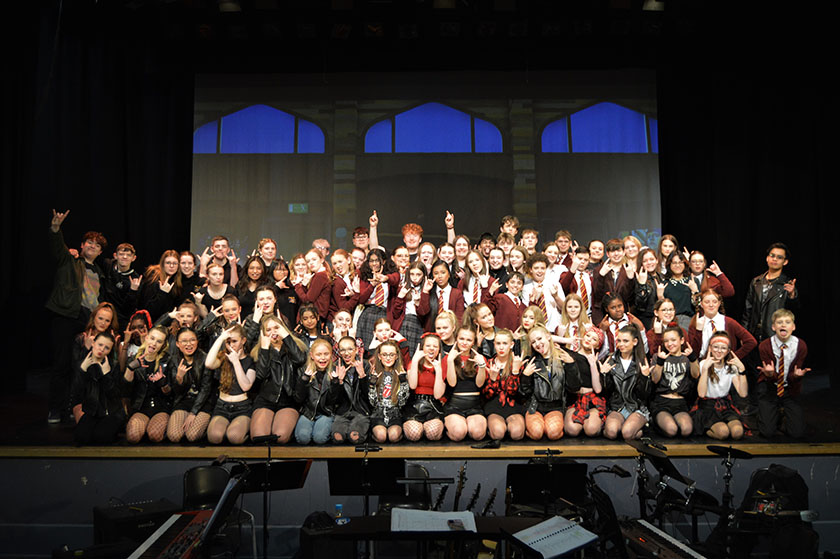 dioceseHN's tweet photo. Young talents from Years 7 to 13 at #StThomasMoreCatholicHighSchool, North Shields took to the stage at the Whitley Bay Playhouse with their production of School of Rock, which played to an audience of some 950 people. Read more: https://t.co/Gvk9JmkZOl #EduDHN @BishopBewick https://t.co/OkR9kf6eNb