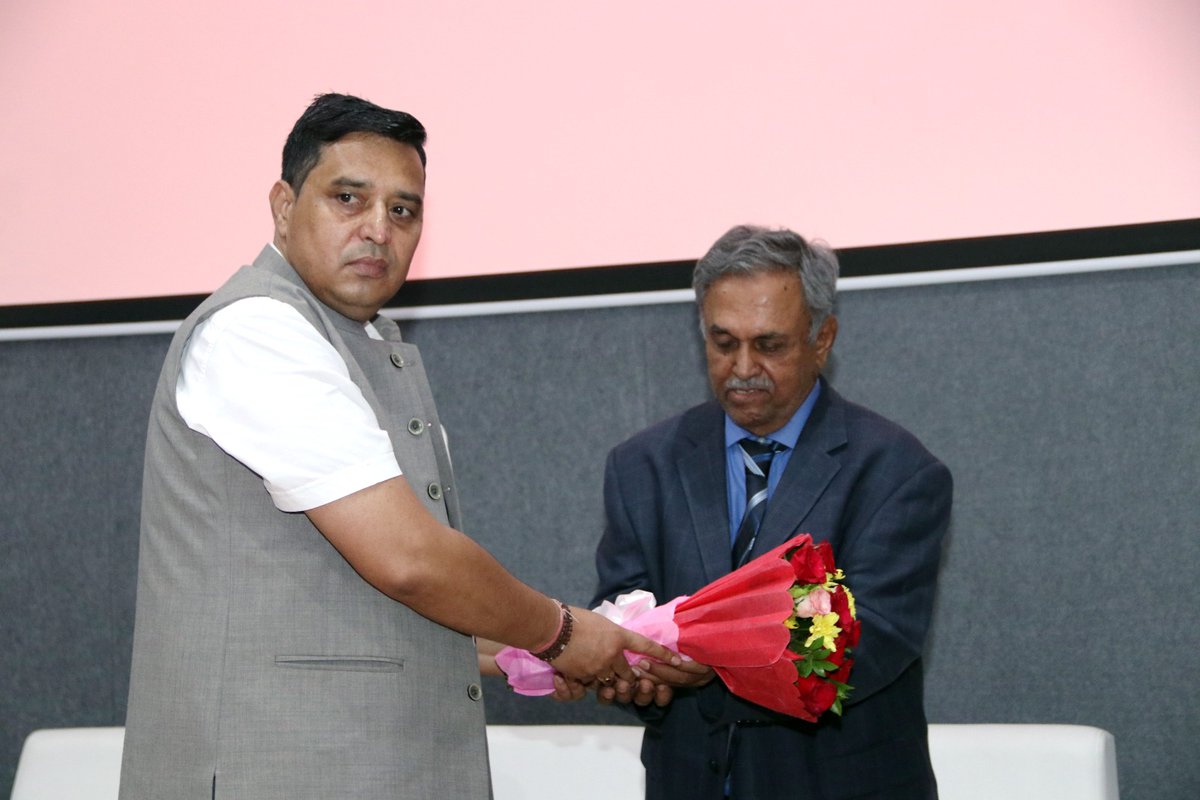 NFSU_Official's tweet photo. Dr. J.M. Vyas, VC-NFSU released the book "Mentoring Beyond AI," co-authored by Prof. S.S. Iyengar, FIU &amp; Emeritus Professor of NFSU and Prof. Naveen Kumar Chaudhary, NFSU. Dr. Vyas also unveiled the virtualization videos of CoE in Cyber Security at NFSU, Gandhinagar on 13 May'24. https://t.co/Ufn6joZkfk