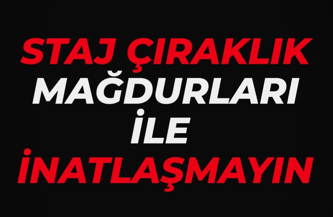 İstediğiniz kadar meslek liselerini özendirmeye çalışın, staj/çıraklık sigortasını başlangıç saymadığınız sürece meslek okullarını teşfik edemezsiniz ve ara eleman problemini çözemezsiniz‼️ 55 @_cevdetyilmaz @farukcelikcomtr @AKKADINGM #STAJ #ÇIRAKLIK #SİGORTA #BAŞLANGICI #OLSUN