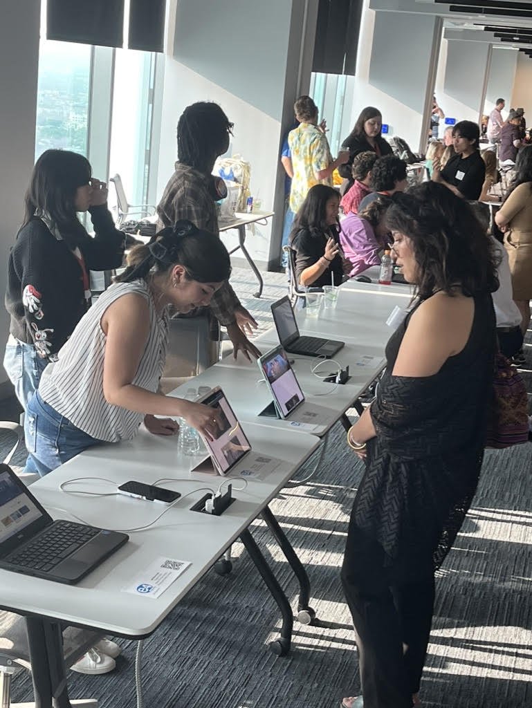 The Graphic Design CTE Students attended the E4 Youth Showcase &amp; Gala. They experienced a lot of new talent and faces during the presentation to the designers and creators that showed up to the showcase.