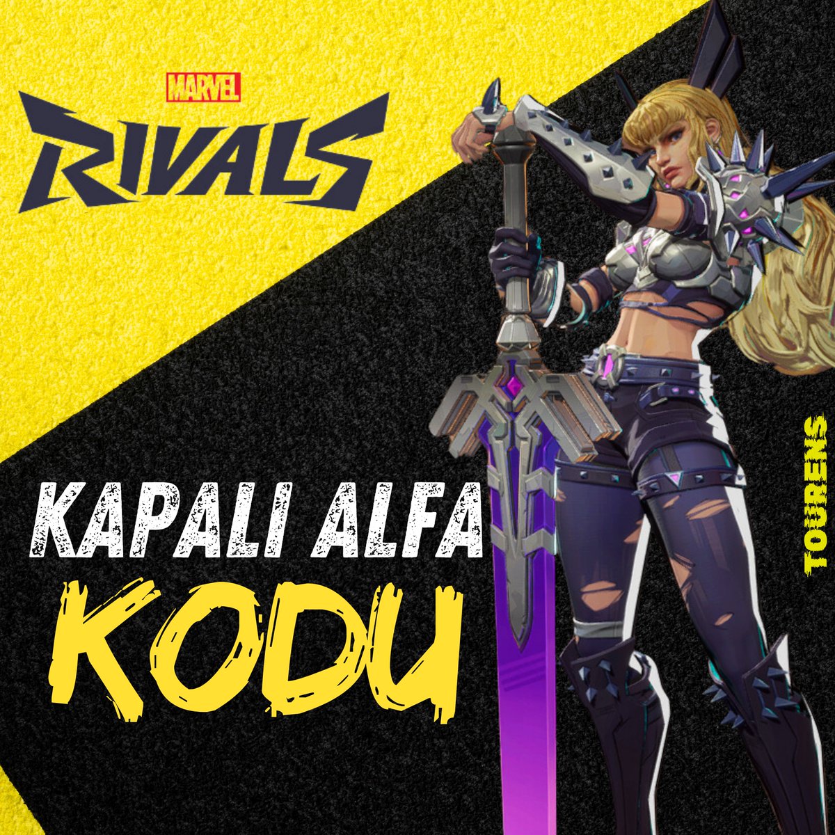 tourenscom's tweet photo. Bir takipçime Marvel Rivals kapalı alfa kodu veriyorum

🎁Katılmak isteyenin gönderiyi RT'lemesi yeterli

Test 20 Mayıs'ta kapanacak. O güne kadar oyunda kalıcı sahip olabileceğiniz kapalı alfa kostümü açabilir ve oyunu deneyebilirsiniz!