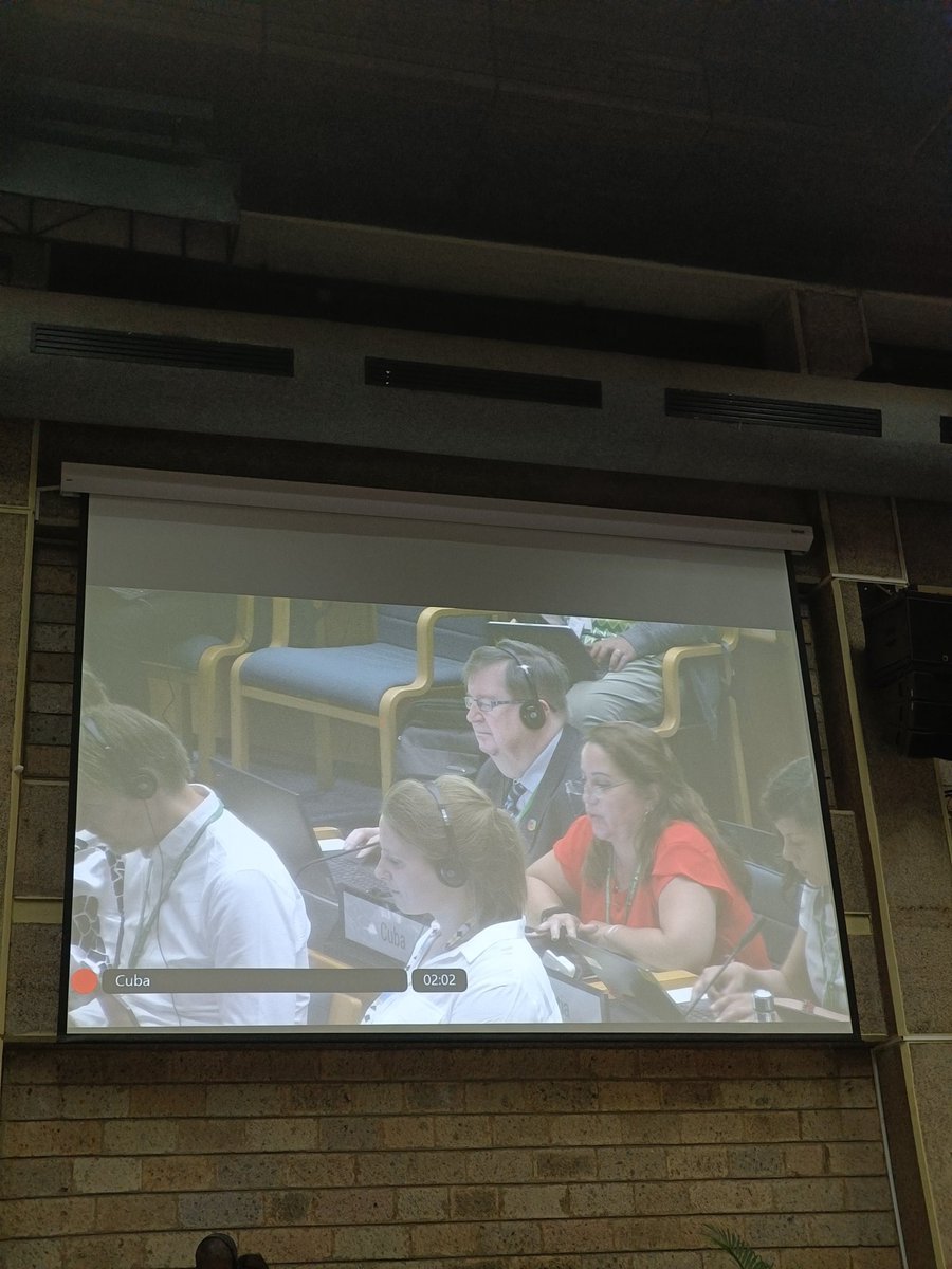 The 26th meeting of the Subsidiary Body on Scientific, Technical &amp; Technological Advice (SBSTTA) of the CBD will be taking place from 13 to 18 May, in 🇰🇪

Cuban experts from the <a href="/citmacuba/">Ministerio de Ciencia, Tecnología y Medio Ambiente</a>,  as well as the permanent representation of Cuba to <a href="/UNEP/">UN Environment Programme</a>, are attending the meeting.