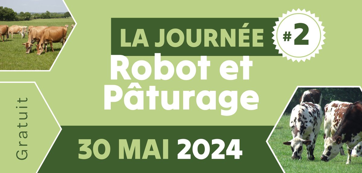 seenovia's tweet photo. 🐄🌿 En robot de traite ou en réflexion, le #paturage vous intéresse ? Vous hésitez encore car vous vous posez PLEINS de questions… 🤯  𝐑𝐃𝐕 𝐚̀ 𝐧𝐨𝐭𝐫𝐞 𝐉𝐨𝐮𝐫𝐧𝐞́𝐞 #𝐑𝐨𝐛𝐨𝐭 &amp; 𝐏𝐚̂𝐭𝐮𝐫𝐚𝐠𝐞 pour trouver des réponses !
👉 https://t.co/uCJDNXGt05 https://t.co/9BhJWvxjwO
