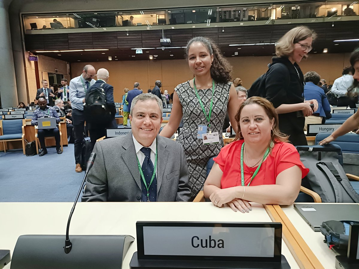 EmbaCubaKenia's tweet photo. The 26th meeting of the Subsidiary Body on Scientific, Technical &amp; Technological Advice (SBSTTA) of the CBD will be taking place from 13 to 18 May, in 🇰🇪

Cuban experts from the @citmacuba,  as well as the permanent representation of Cuba to @UNEP, are attending the meeting. https://t.co/fw2KkXa53v