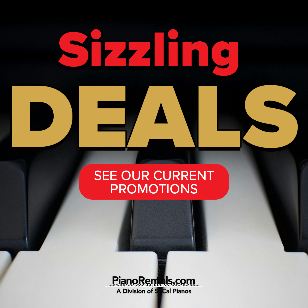 Discover the hottest discounts of the week on our website! 🔥 bit.ly/3t7tLqp

#Sale #Deals #PianoRentals #SouthernCalifornia #Pianos