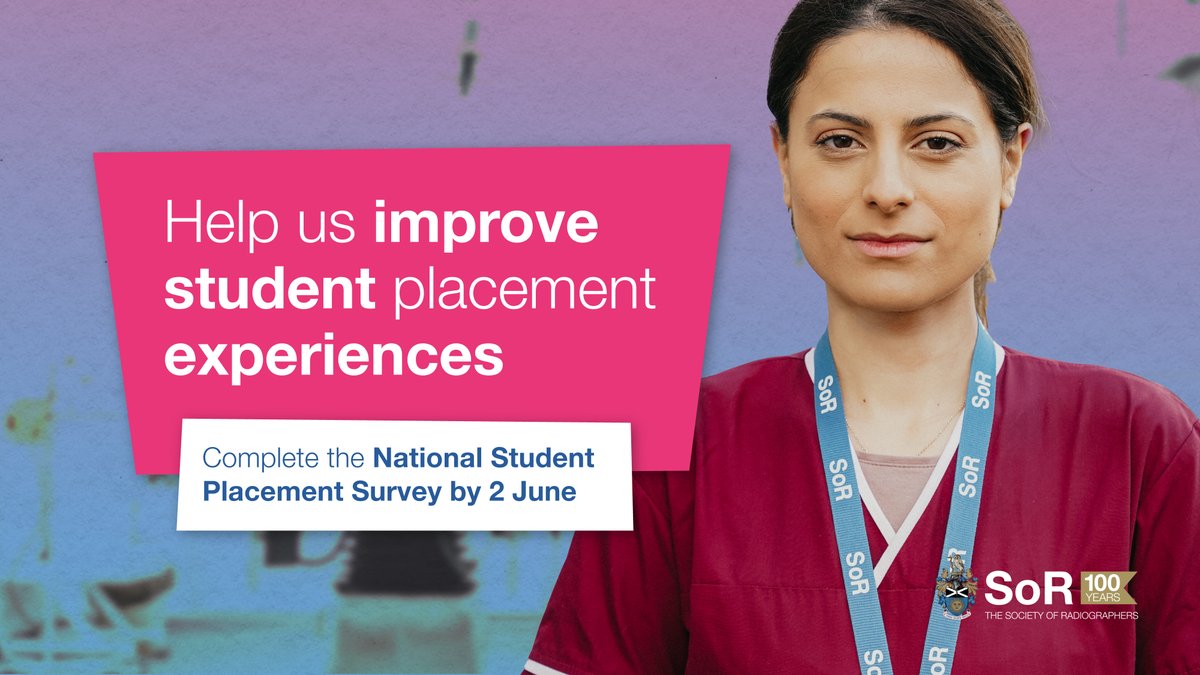 #RadStudents are you ready to have your say? We are listening! Our student placement survey is now LIVE and open to ALL STUDENTS - both SoR members and non-members. All responses are anonymous. @SoRStudentReps @SCoRMembers sor.org/studentsurvey